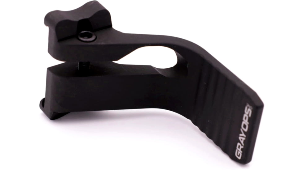 Gray Ops CNC Bag Stop - Shorty, Black, GO-BSTOPSHORT
