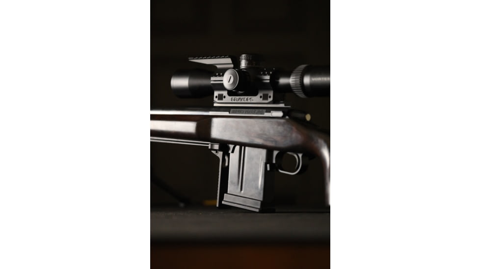 Gray Ops CNC Bag Stop Straight, Black, GO-BSTOP-STR