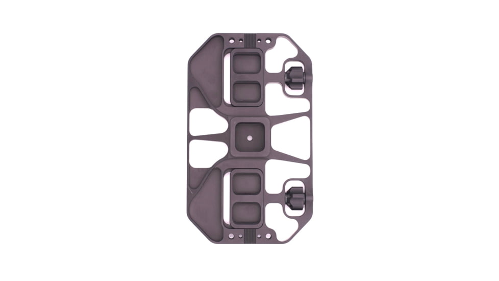 Gray Ops CNC Hunter Tripod Plate, Black, GO-HUNTPLATE