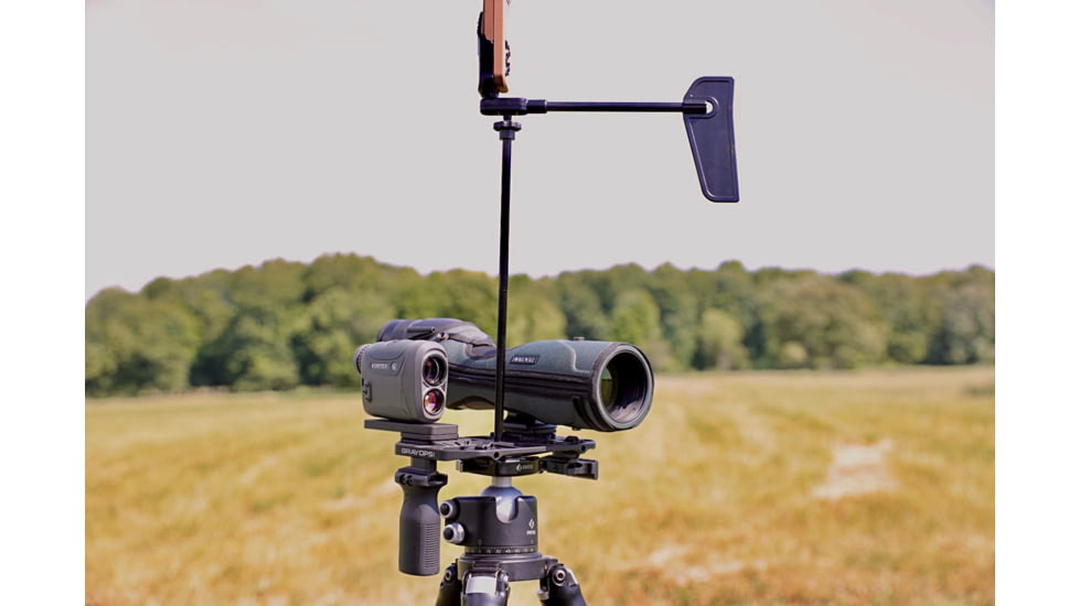 Gray Ops CNC Hunter Tripod Plate, Black, GO-HUNTPLATE