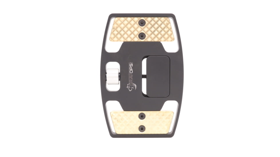 Gray Ops CNC Mini Gun Plate V2, Black, GO-V2PLATE