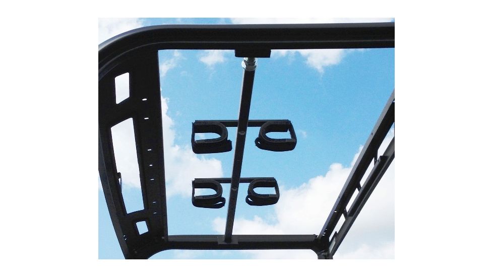 Great Day Quick-Draw Overhead Gun Rack, Black, Fits 42-45in rollbar depth QD860-OGR