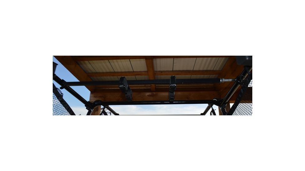 Great Day Quick-Draw Overhead Gun Rack, Black, Fits 48-54in rollbar depth QD861-OGR