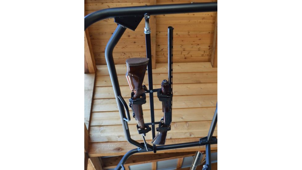 Great Day Quick-Draw Overhead Gun Rack, Black, Fits 54-60in rollbar depth QD862-OGR