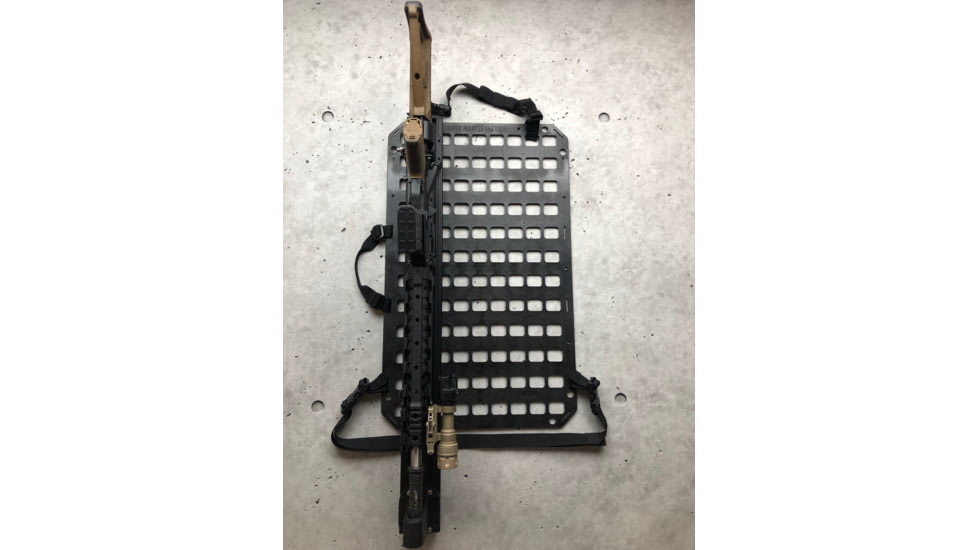 Grey Man Tactical Locking Rifle Rack Kit w/Raptor Rail Buffer Tube, Black, R-WM-07