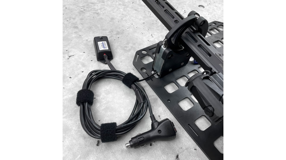 EDEMO Grey Man Tactical Locking Rifle Rack Kit w/SC-6, Standard Buttstock Cup Kit, Black, 000012, EDEMO1