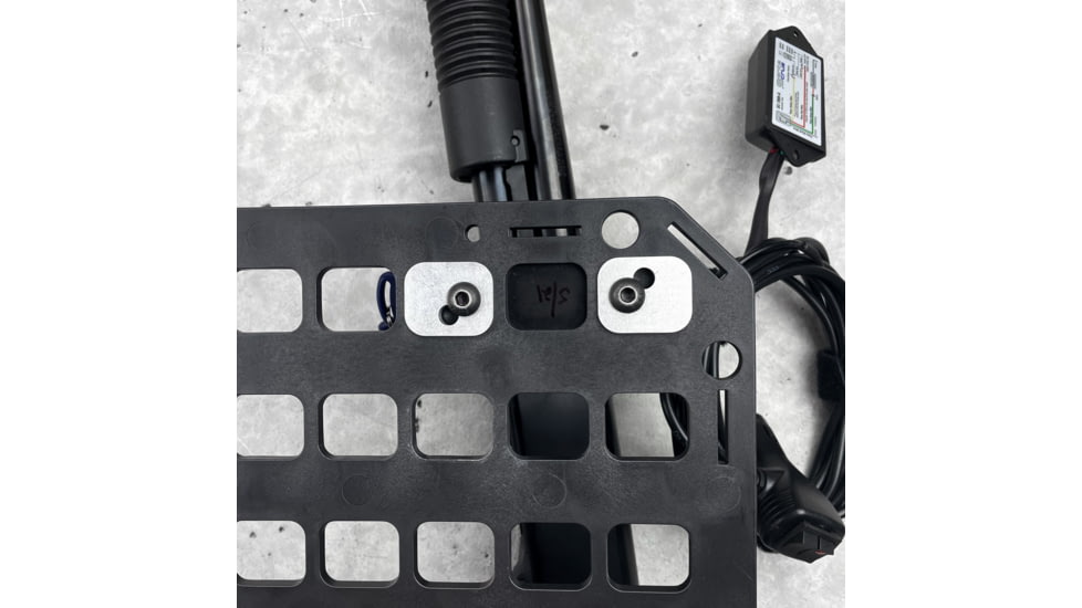 EDEMO Grey Man Tactical Locking Rifle Rack Kit w/SC-6, Standard Buttstock Cup Kit, Black, 000012, EDEMO1