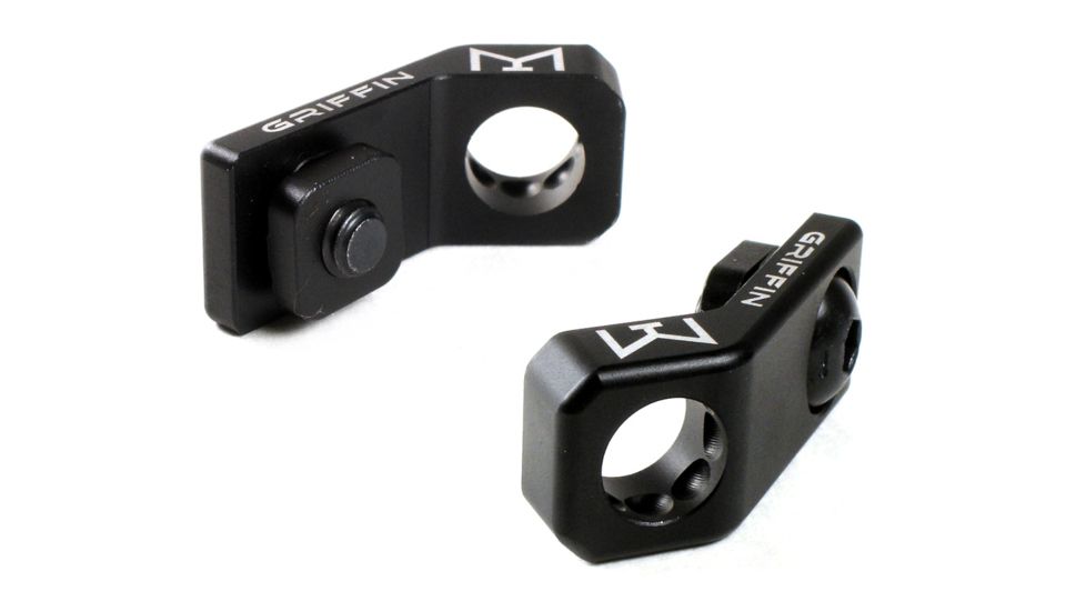 Griffin Armament 45 deg MLOK QD Sling Attachment, Black 45MLOKQD