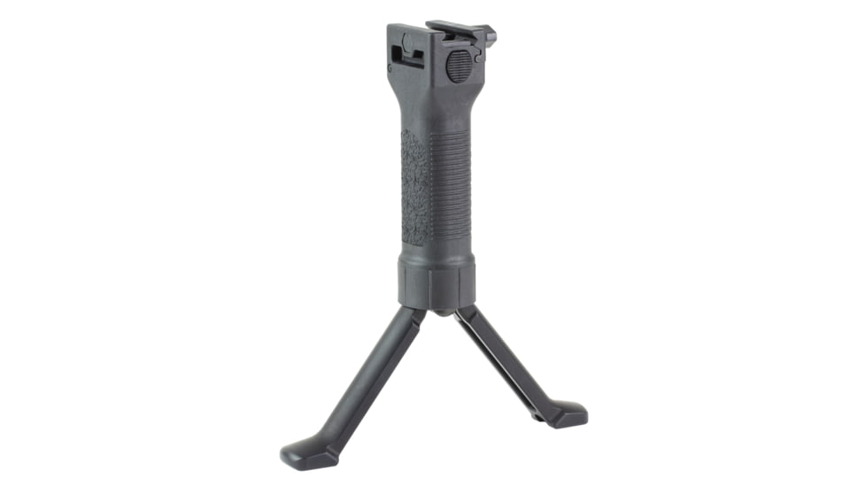 Grip Pod GPS V2 Picatinny Rail Vertical Front Grip with Bipod, Standard, Black, GPS-V2-AL