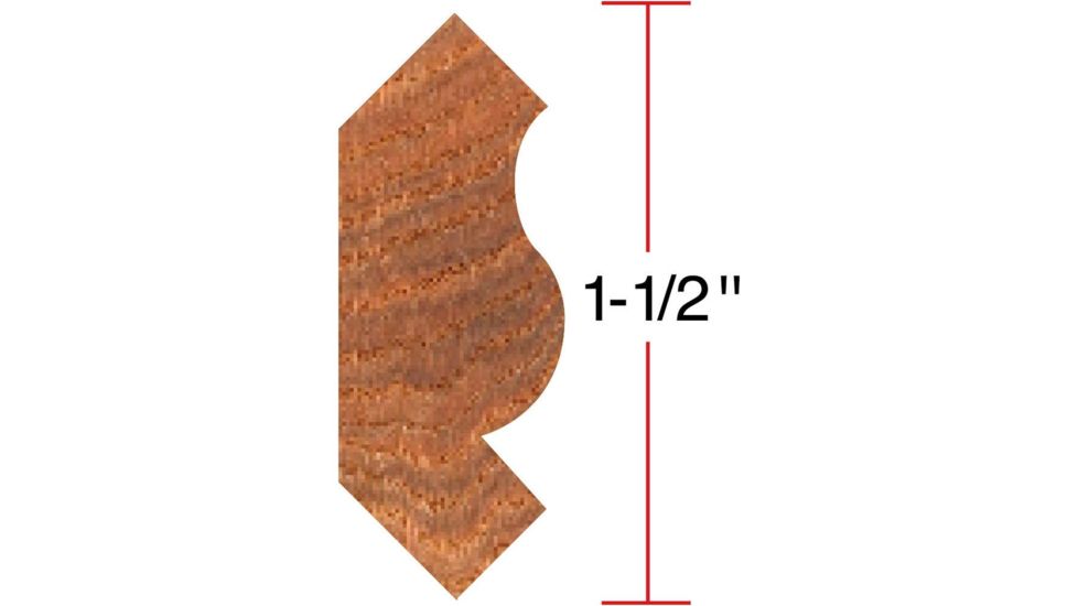 Grizzly Industrial 2in. Crown Moulding - 1in. Bore C2211