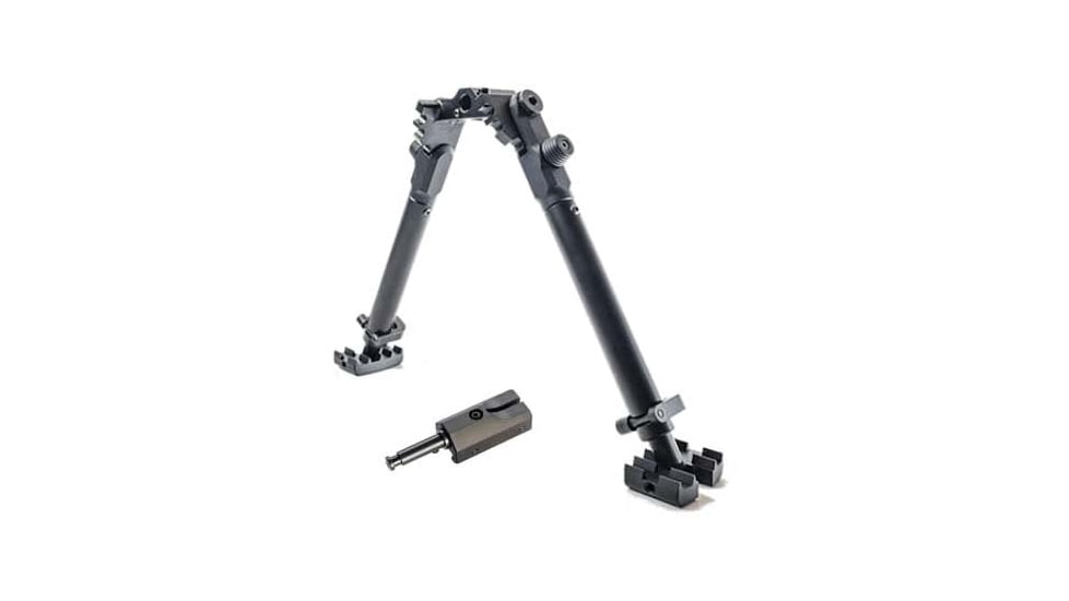 GRS Rifle Stocks Bipod/Adapter Set, 8.66-12.4in Height Range, Black, 105842