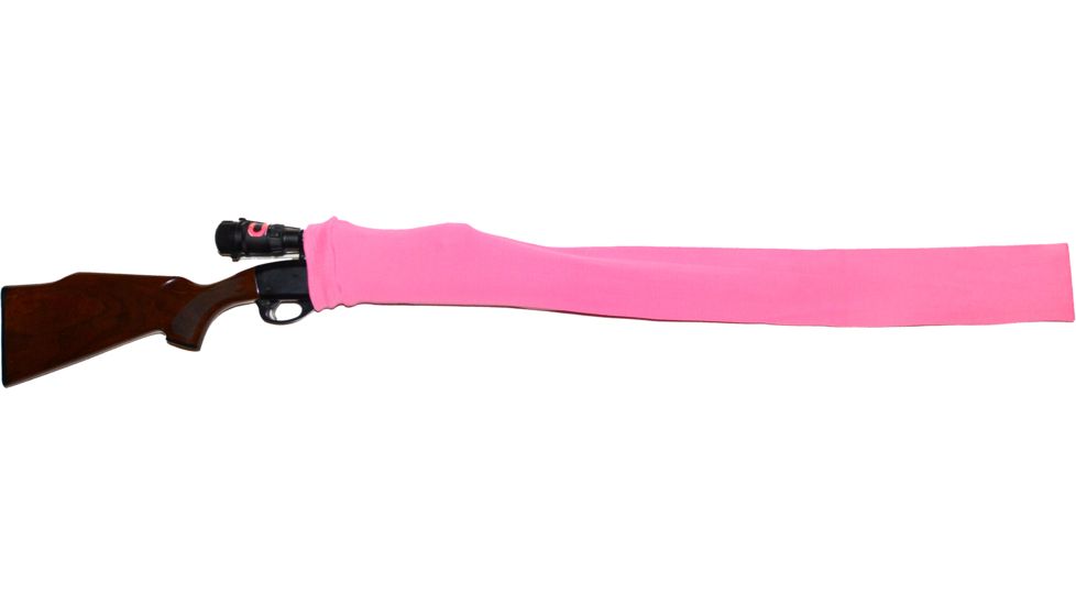 Gun Soc Silicone Treated 52in Shotgun/Rifle Sock, 48-56in, Pink SGSPIN52