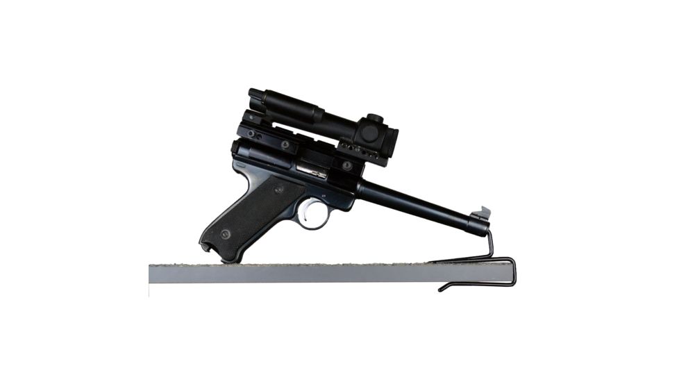 Gun Storage Solutions Back Over Handgun Hangers, Pack of 2, Black, GSSBOHH2