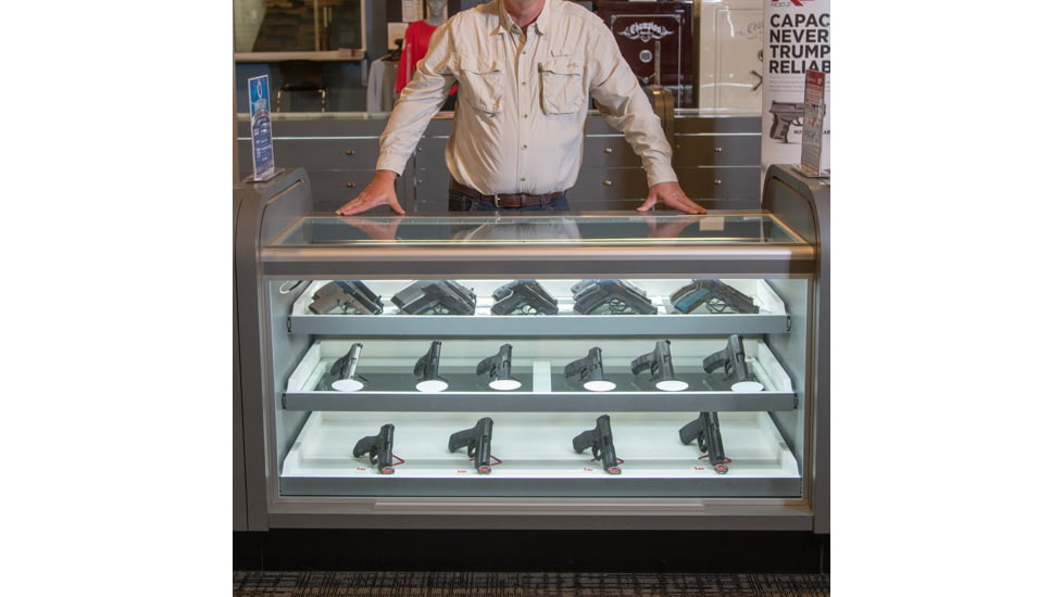 Gun Storage Solutions Gss Back Kiks Attach To Back Of Glass Shelf Pstl Stnd 10-pk