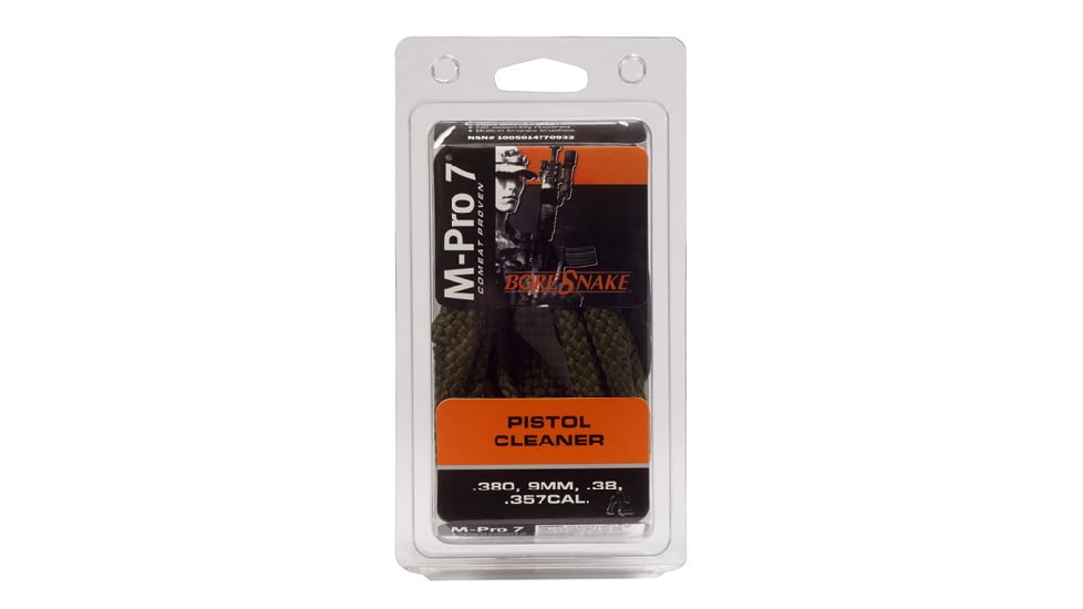 Hoppe's 9 BoreSnake Pistol/Revolver .357/9mm/.380/.38 Gun Cleaning Kit, 24002M