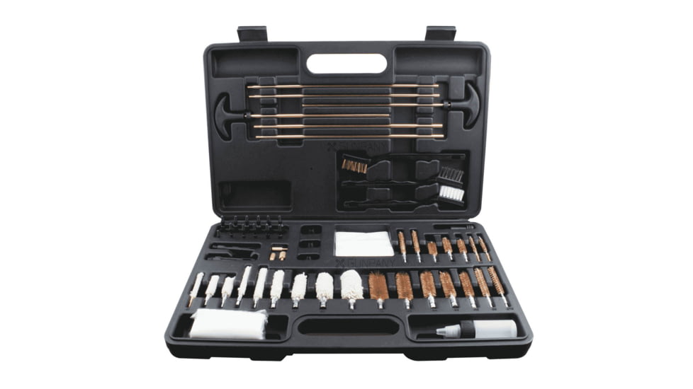 Gunpany 62 Pcs Universal Gun Cleaning Kit, Black, SCCK-20