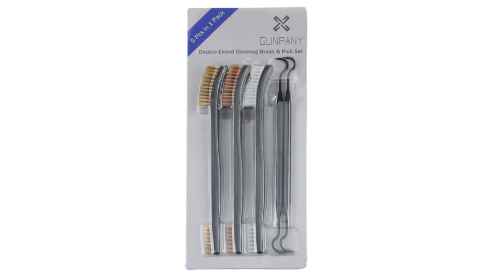 Gunpany Gun Cleaning Set, 5-Piece, Black, GPGC-3B2P