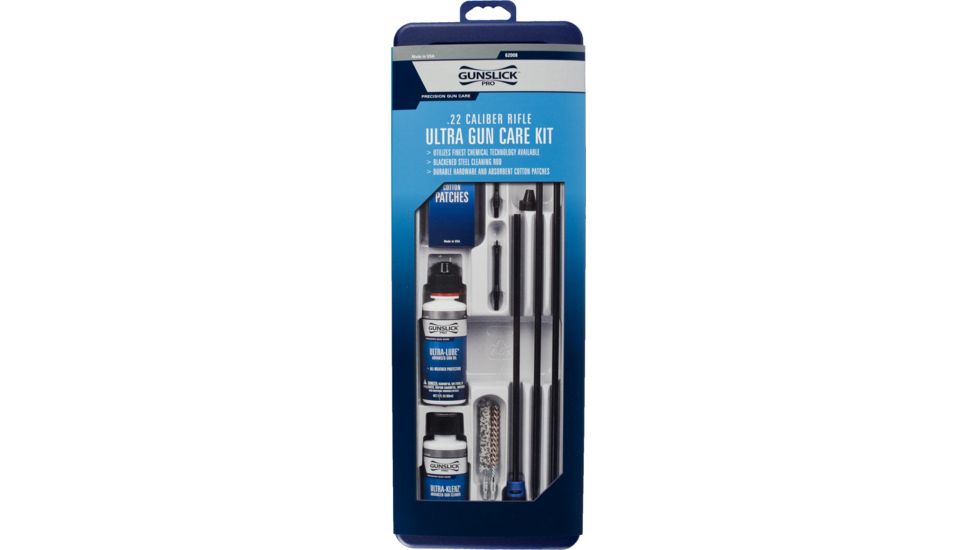 Gunslick Ultra Box Cleaning Kit w/ Blackened Steel Rods - Rifle, 22 Cal 62008