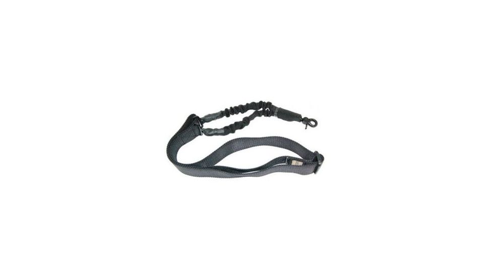 GUNTEC USA One Point Bungee Sling w/QD Snap Hook,Black 1POINT-B