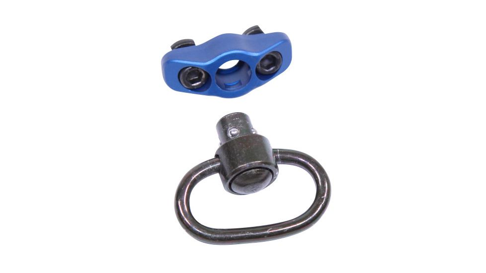 Guntec USA QD Swivel With Adapter For M-LOK System, Gen 2, Anodized Blue SWIVEL-MLK-G2-BLUE