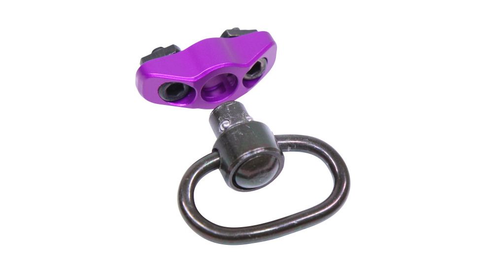Guntec USA QD Swivel With Adapter For M-LOK System, Gen 2, Anodized Purple SWIVEL-MLK-G2-PURPLE