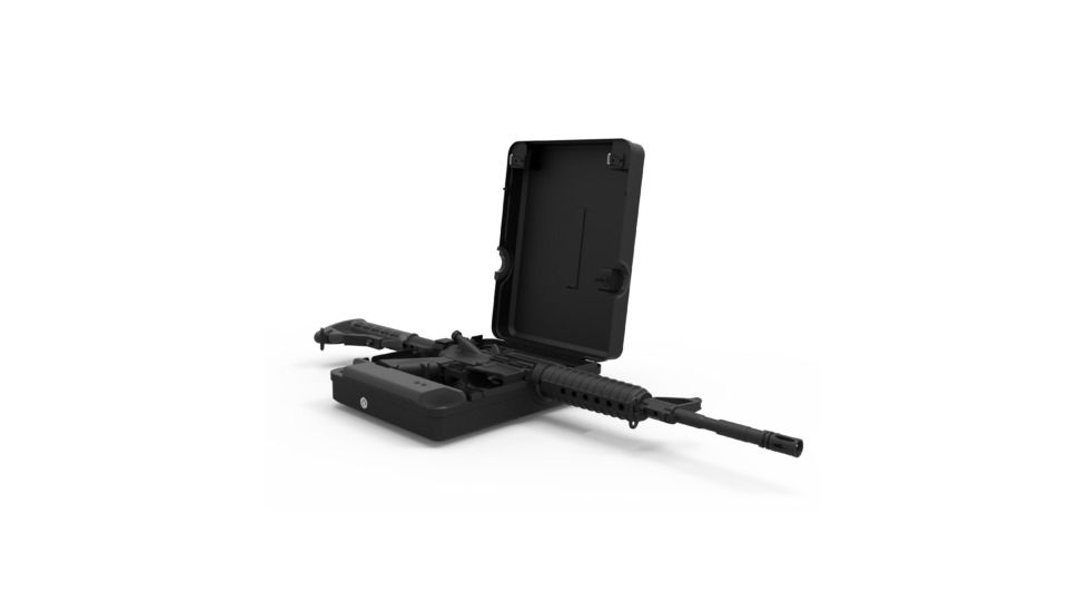 GunVault AR Vault Biometric Gun Safe, Fingerprint Lock, 1x9V Battery, Black, ARB1000