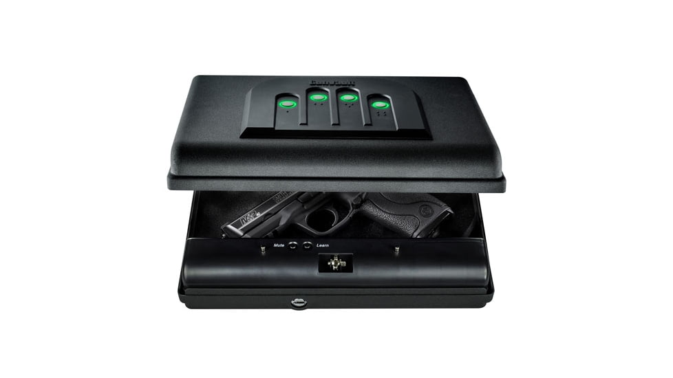 Gunvault MV55019 MicroVault 550 Gun Safe, Illuminated Keypad, Manual Key, MV550-19
