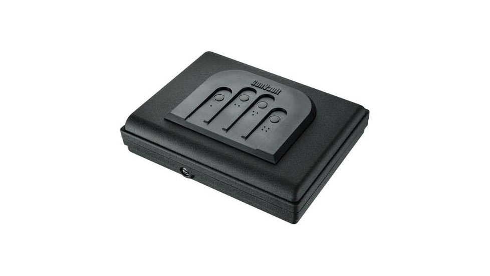 Gunvault MV55019 MicroVault 550 Gun Safe, Illuminated Keypad, Manual Key, MV550-19