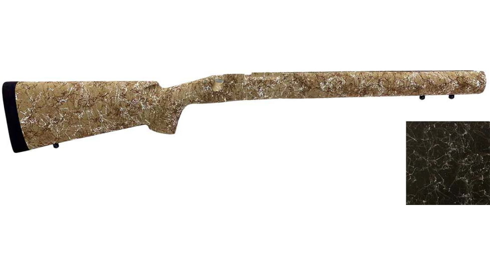 H-S Precision Remington 700 BDL Tactical Rifle Stock, SA, RH, Black/Grey, 32.65in O.A.L., 13.5in L.O.P., PST012-Black/Grey