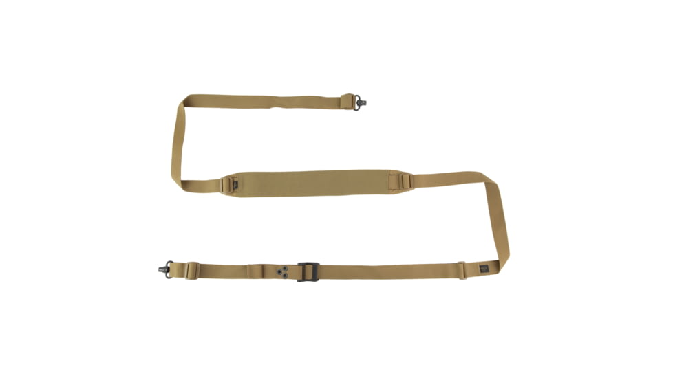 Haley Strategic Partners D3 Pro Sling, Two Point, 6oz, 70"x2"x.5", MIL-SPEC Nylon Webbing Construction, Coyote, Includes 2 GrovTec QD Mounts, SLG D3 PRO-1-1-COY