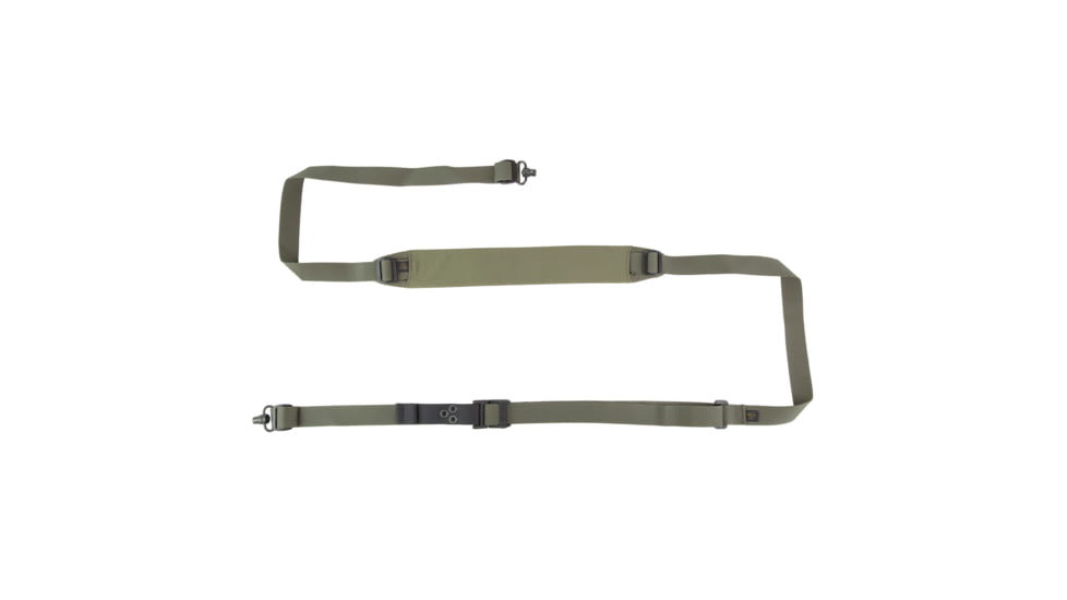 Haley Strategic Partners D3 Pro Sling, Two Point, 6oz, 70"x2"x.5", MIL-SPEC Nylon Webbing Construction, Ranger Green, Includes 2 GrovTec QD Mounts, SLG D3 PRO-1-1-RG