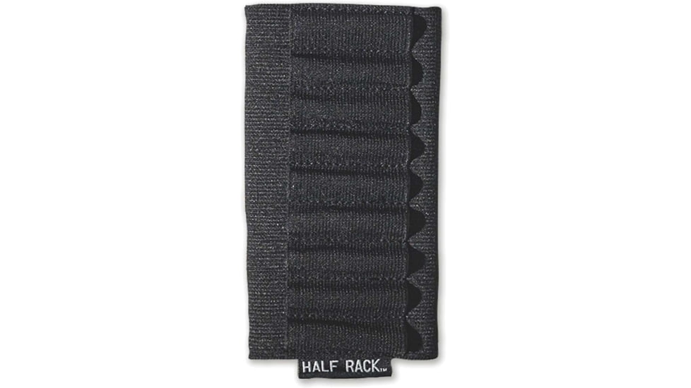 HALF RACK Rhame Buttstock Ammo Carrier, Rifle Cartridge, Black, Small, HR1120