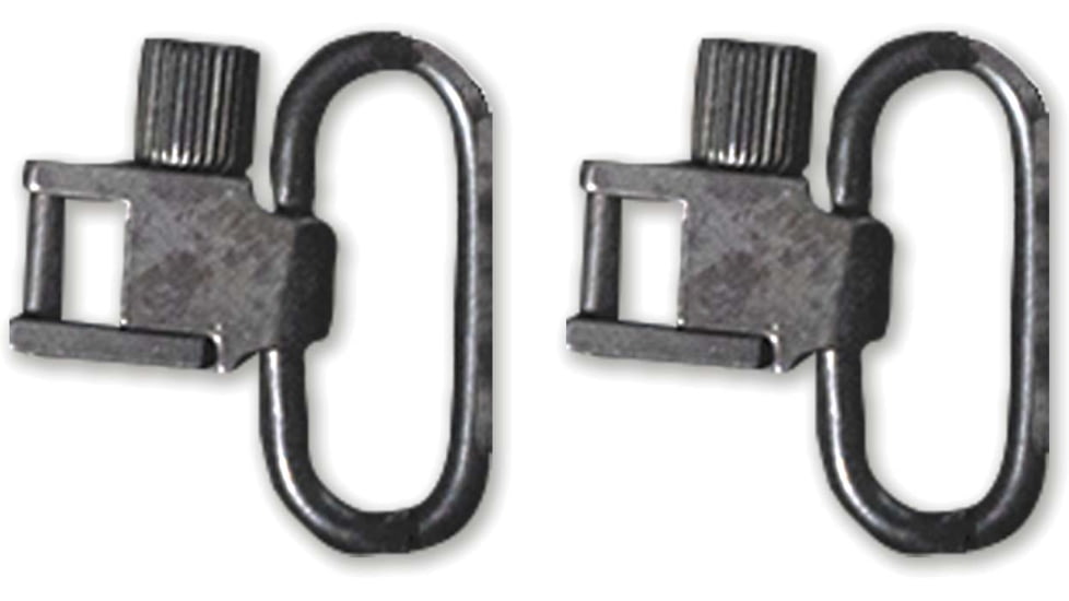 HALF RACK Sling Swivel Set, 2 Psc, 1 in, Black, Small, HR1148