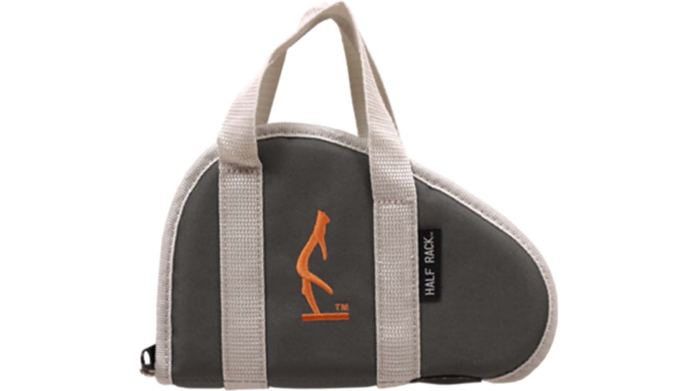 HALF RACK Wildcat Handgun Case, Dark Grey/Light Grey/Orange, Small, HR1022