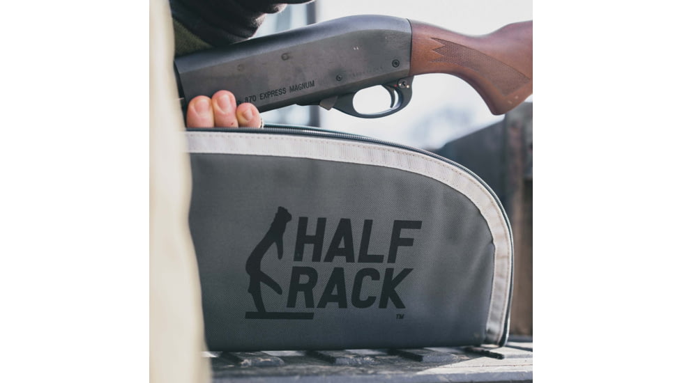 HALF RACK Wildcat Long Gun Large Case, Shotgun, Dark Grey/Light Grey/Orange, Large, HR1021