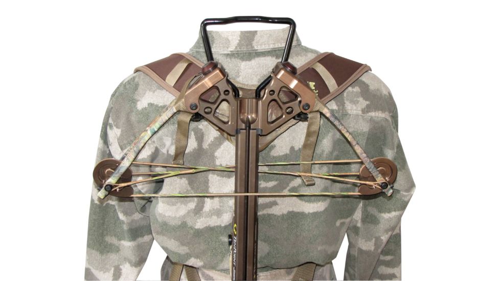 Heavy Hauler Outdoor Gear Backpacker Neoprene Sling, w/ hip quiver holster, Brown HH0080