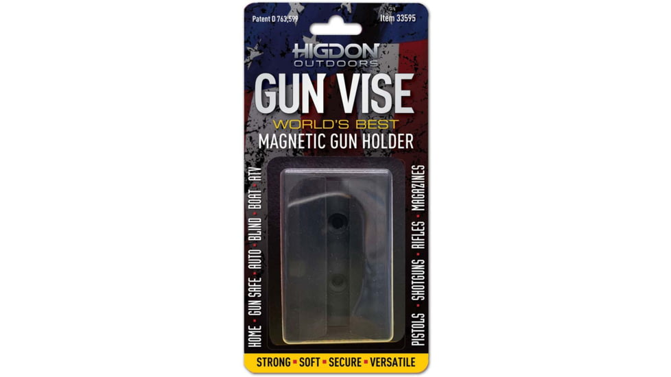 Higdon Outdoors Gun Vise Magnetic Holder, Black, 33595