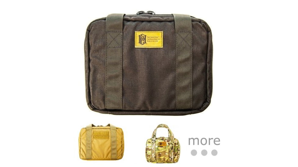 High Speed Gear Range Day Pistol Case, Black, Coyote Brown, MultiCam, MultiCam BK, Olive Drab, Wolf Grey