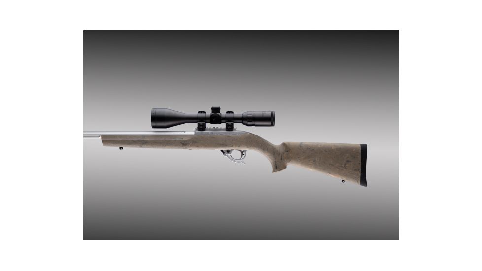 Hogue Ruger 10/22 Rubber O.M. Stock Magnum action with .920 Dia. Barrel Ghillie Tan 22930