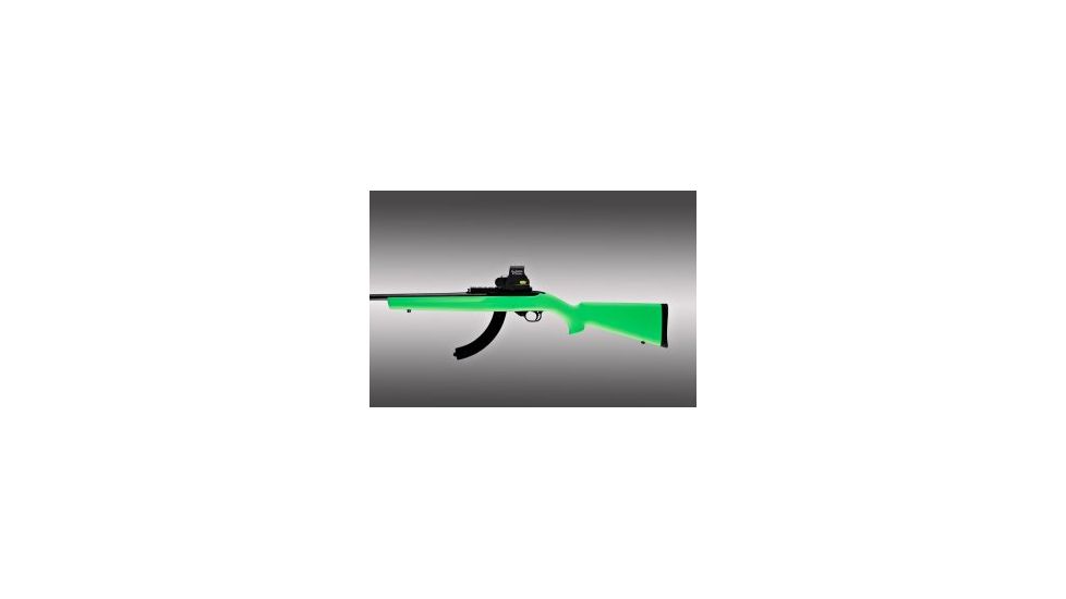 Hogue Ruger 10/22 Rubber OverMolded Stock with .920in. Diameter Barrel Zombie Green 22015