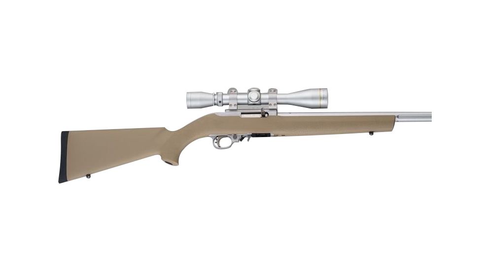 Hogue Ruger 10/22 Rubber OverMolded Stock for Standard Barrel Channel, Flat Dark Earth, 22300