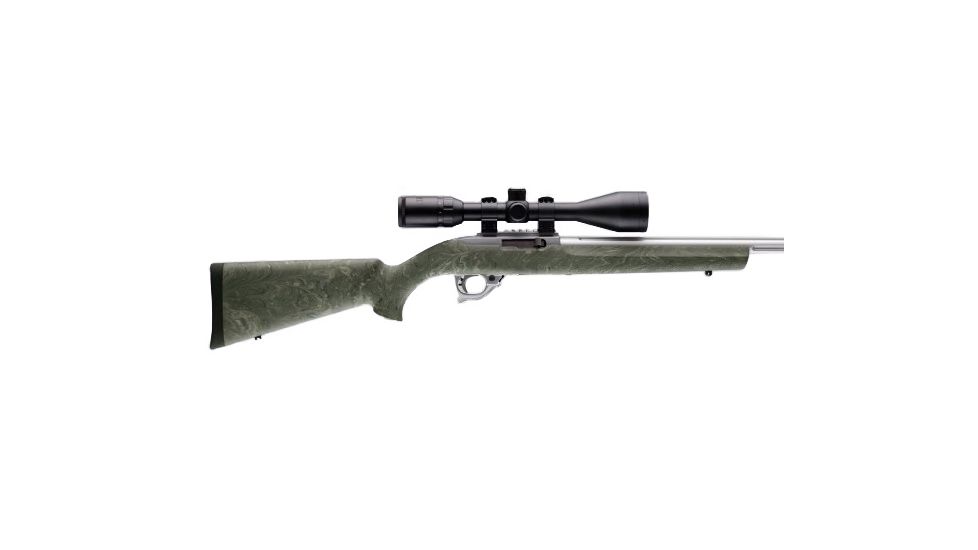 Hogue Rubber Over Molded Stock for Ruger 10/22, Ghillie Green, 22800