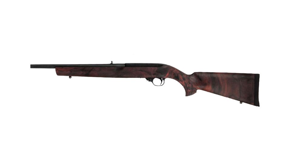Hogue Ruger 10/22 .920in Barrel Rubber OverMolded Stock, Red Lava, 22012