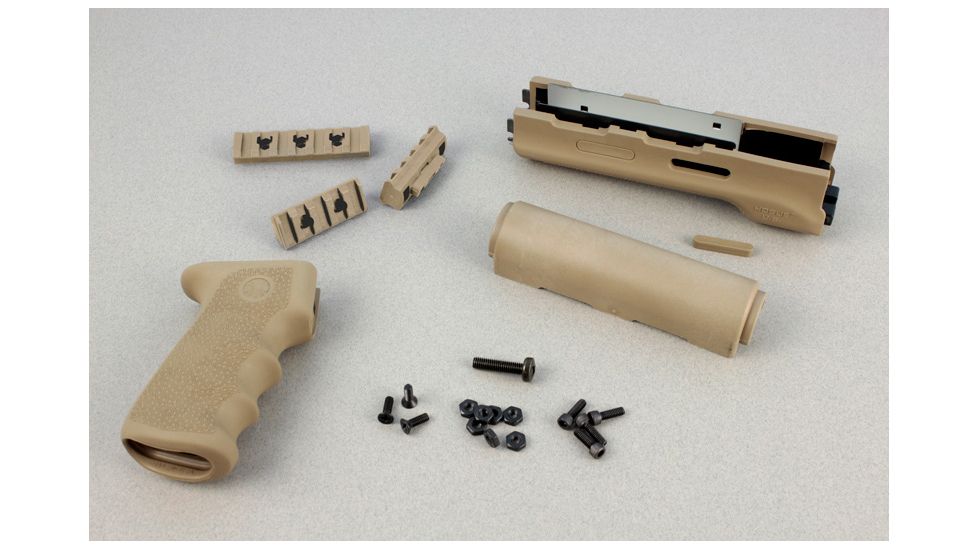 Hogue AK-47/AK-74 (Longer Yugo Version) Kit OM Grip and Forend Desert Tan 74318