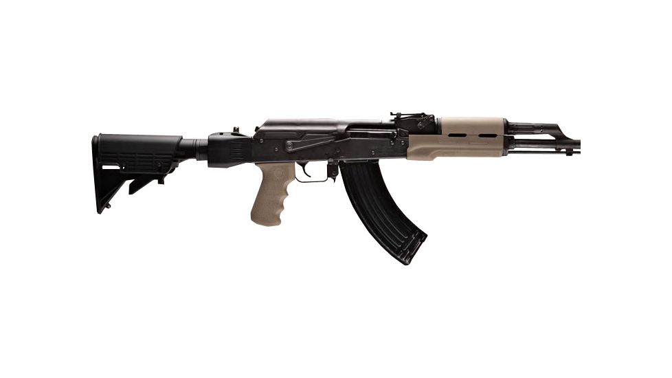 Hogue AK-47/AK-74 Standard Chinese and Russian - Kit - OverMolded Grip and Forend Desert Tan 74308