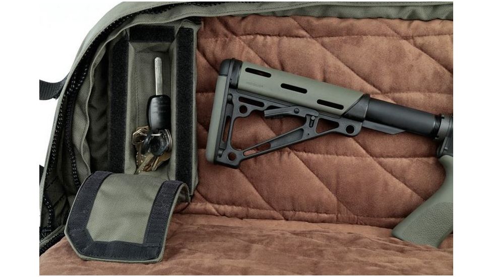 HOGUE Gear Extra Large Double Rifle Bag w/ Front Pocket and Handles, OD Green 10in. Tall 52in. Long 59491