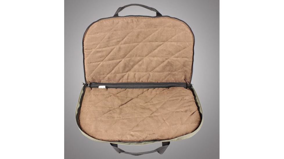 HOGUE Gear Large Pistol Bag w/ Front Pocket and Handles, OD Green 10in. Tall 16in. Long 59271
