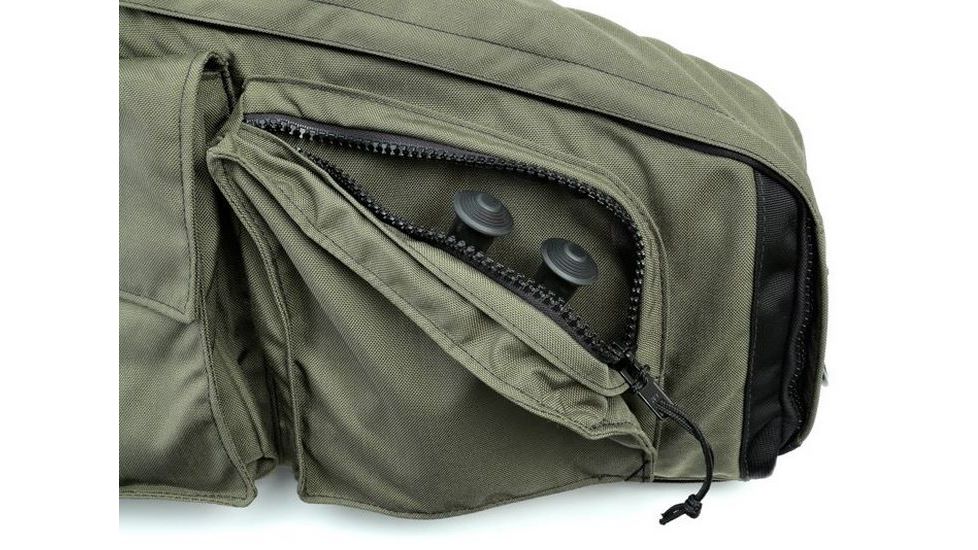 HOGUE Gear Large Double Rifle Bag w/ Front Pocket and Handles, OD Green 10in. Tall 46in. Long 59471