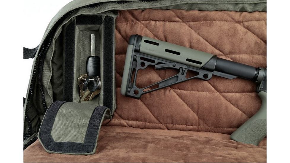 HOGUE Gear Large Double Rifle Bag w/ Front Pocket and Handles, OD Green 10in. Tall 46in. Long 59471