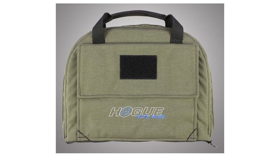 HOGUE Gear Medium Pistol Bag w/ Front Pocket and Handles, OD Green 9in. Tall 12in. Long 59251